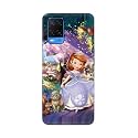 PRINTFIDAA Cartoon Little Girl with Crown and