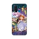 PRINTFIDAA Cartoon Little Girl with Crown and