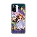 PRINTFIDAA Cartoon Little Girl with Crown and