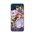 PRINTFIDAA Cartoon Little Girl with Crown and