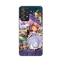 PRINTFIDAA Cartoon Little Girl with Crown and