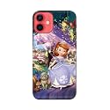 PRINTFIDAA Cartoon Little Girl with Crown and