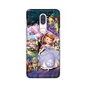 PRINTFIDAA Cartoon Little Girl with Crown and