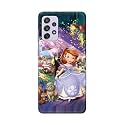 PRINTFIDAA Cartoon Little Girl with Crown and
