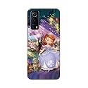 PRINTFIDAA Cartoon Little Girl with Crown and