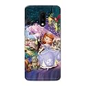 PRINTFIDAA Cartoon Little Girl with Crown and
