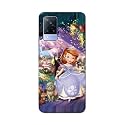 PRINTFIDAA Cartoon Little Girl with Crown and