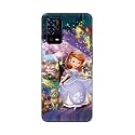 PRINTFIDAA Cartoon Little Girl with Crown and