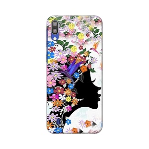 printfidaa floral hairstyle girl printed designer hard back case for samsung galaxy m10 sm-m105g  ds sm-m105f  ds back cover -h8 vkm2027