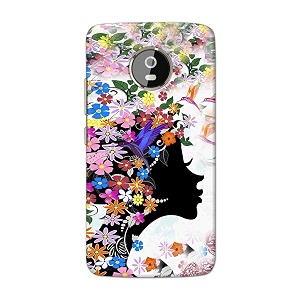 printfidaa floral hairstyle girl printed designer hard back case for motorola moto g5 plus 5234 xt1684 xt1685 xt1687 back cover -h8 vkm2027