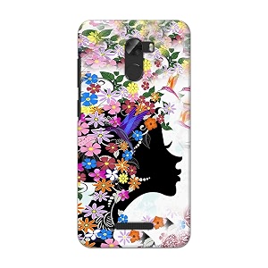 printfidaa floral hairstyle girl printed designer hard back case for gionee a1 lite back cover -h8 vkm2027