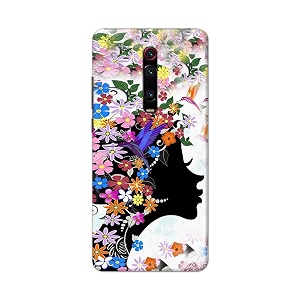 printfidaa floral hairstyle girl printed designer hard back case for mi 9t  mi 9t proredmi k20  k20 pro back cover -h8 vkm2027