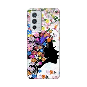 printfidaa floral hairstyle girl printed designer hard back case for oneplus 9rt 5g back cover -h8 vkm2027