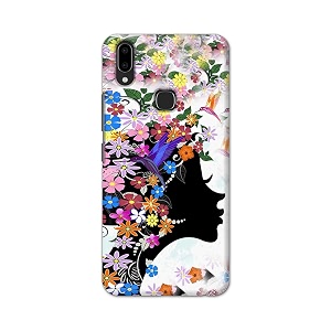 printfidaa floral hairstyle girl printed designer hard back case for vivo v9  v9 youthvivo y85  vivo z1  z1i  z3x  z1 lite  y89 back cover -h8 vkm2027