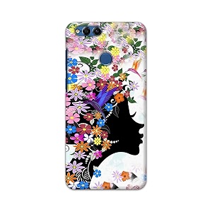 printfidaa floral hairstyle girl printed designer hard back case for honor 7x huawei mate se bnd-l21 bnd-l22 bnd-l24 bnd-l34 bnd-al10 back cover -h8 vkm2027