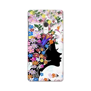 printfidaa floral hairstyle girl printed designer hard back case for mi mix 2  mi mix evo back cover -h8 vkm2027