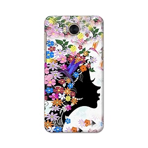 printfidaa floral hairstyle girl printed designer hard back case for huawei y5 2017  huawei y6 2017  nova young mya-l03l23 l02l22 back cover -h8 vkm2027