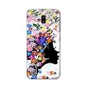 PRINTFIDAA Floral Hairstyle Girl Printed Designer Hard Back Case for Samsung Galaxy J6 Plus (2018) (6.0"), SM-J610FN / DS Back Cover -(H8) VKM2027