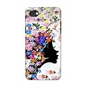 PRINTFIDAA Floral Hairstyle Girl Printed Designer Hard Back Case for LG Q6 / Q6 Plus / Q6?, M700N, M700A, M700DSK, M700AN Back Cover -(H8) VKM2027