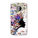 PRINTFIDAA Floral Hairstyle Girl Printed Designer Hard Back Case for Motorola Moto G5 Plus (5.2"), XT1684, XT1685, XT1687 Back Cover -(H8) VKM2027