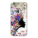 PRINTFIDAA Floral Hairstyle Girl Printed Designer Hard Back Case for Apple iPhone 6 Logo (4.7") / iPhone 6S Logo (4.7") Back Cover -(H8) VKM2027