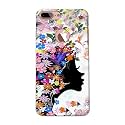 PRINTFIDAA Floral Hairstyle Girl Printed Designer Hard Back Case for iPhone 7 Plus Logo (5.5") / iPhone 8 Plus Logo (5.5"), A1784, A1661 Back Cover -(H8) VKM2027