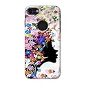 PRINTFIDAA Floral Hairstyle Girl Printed Designer Hard Back Case for Apple iPhone 7 Logo (4.7") / iPhone 8 Logo (4.7"), A1778, A1660 Back Cover -(H8) VKM2027