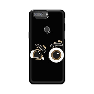 PRINTFIDAA Funky Expression of Cartoon Eyes Printed