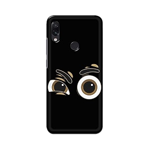 PRINTFIDAA Funky Expression of Cartoon Eyes Printed