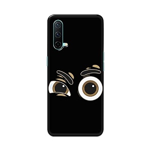 PRINTFIDAA Funky Expression of Cartoon Eyes Printed