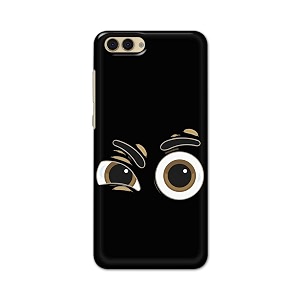 PRINTFIDAA Funky Expression of Cartoon Eyes Printed