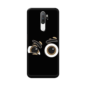 PRINTFIDAA Funky Expression of Cartoon Eyes Printed