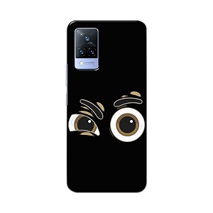 PRINTFIDAA Funky Expression of Cartoon Eyes Printed