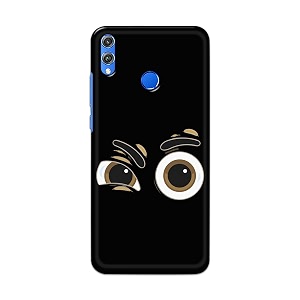 PRINTFIDAA Funky Expression of Cartoon Eyes Printed