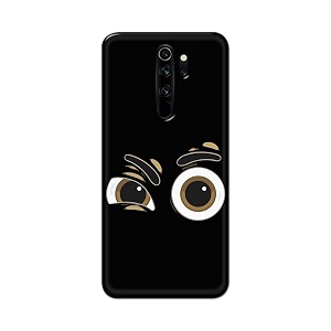 PRINTFIDAA Funky Expression of Cartoon Eyes Printed