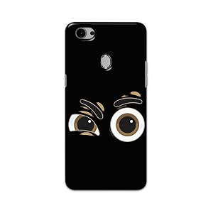 PRINTFIDAA Funky Expression of Cartoon Eyes Printed