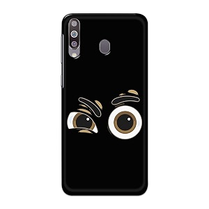 PRINTFIDAA Funky Expression of Cartoon Eyes Printed
