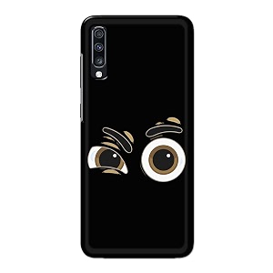 PRINTFIDAA Funky Expression of Cartoon Eyes Printed