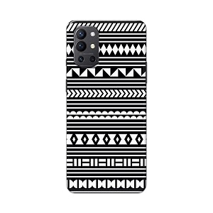 printfidaa geometric tribal pattern printed designer hard back case for oneplus 9r back cover -h8 vkm2030