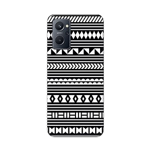 printfidaa geometric tribal pattern printed designer hard back case for realme 9i back cover -h8 vkm2030