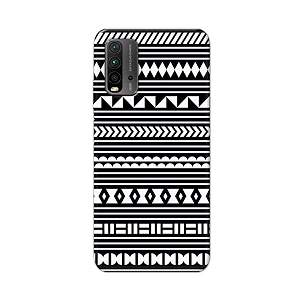 printfidaa geometric tribal pattern printed designer hard back case for redmi 9 power back cover -h8 vkm2030