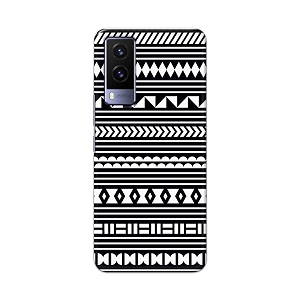 printfidaa geometric tribal pattern printed designer hard back case for vivo v21e 5g back cover -h8 vkm2030