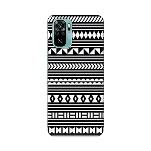 printfidaa geometric tribal pattern printed designer hard back case for redmi note 10 redmi note 10s back cover -h8 vkm2030