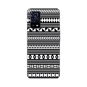 printfidaa geometric tribal pattern printed designer hard back case for oppo a55 back cover -h8 vkm2030