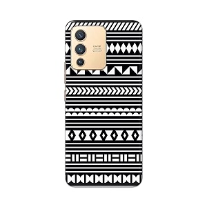 printfidaa geometric tribal pattern printed designer hard back case for vivo v23 5g back cover -h8 vkm2030