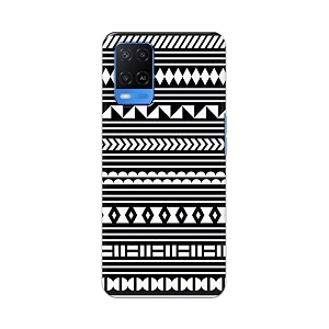 printfidaa geometric tribal pattern printed designer hard back case for oppo a54 back cover -h8 vkm2030