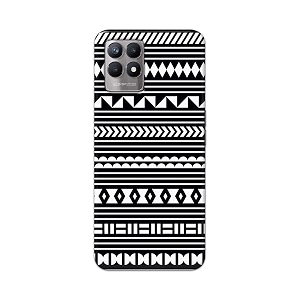 printfidaa geometric tribal pattern printed designer hard back case for realme 8i back cover -h8 vkm2030
