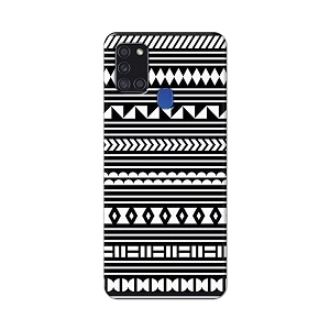 printfidaa geometric tribal pattern printed designer hard back case for samsung galaxy a21s sm-a217f  ds sm-a217m  ds sm-a217f  dsn back cover -h8 vkm2030