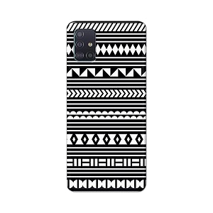 printfidaa geometric tribal pattern printed designer hard back case for samsung galaxy a51 a51 5g sm-a515f  dsn sm-a515f  ds back cover -h8 vkm2030