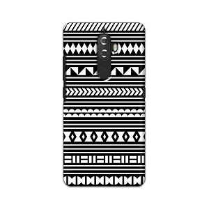printfidaa geometric tribal pattern printed designer hard back case for lenovo k8 plus 5234 back cover -h8 vkm2030